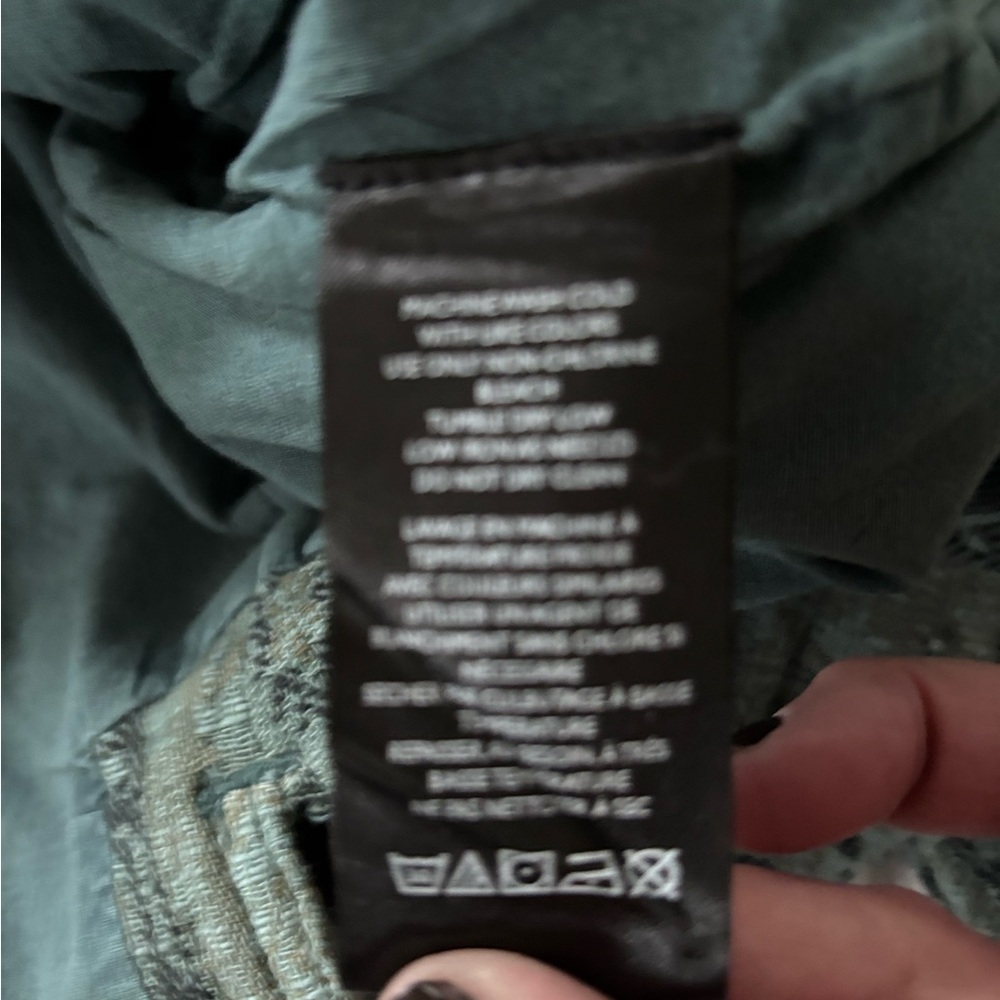 Free People Olive Green Embroidered Military Jacket - Picture 5 of 5